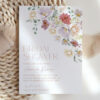 Colorful Flowers Bridal Shower Invitation, Bridal Stationery, Printable File, Edit Yourself, SH40 Colorful Flowers Bridal Shower Invitation, Bridal Stationery, Printable File, Edit Yourself, SH40