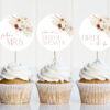 Pampas Grass Terracotta Cupcake Toppers, Bridal Shower Decoration, Printable File, Edit Yourself, SH13 Pampas Grass Terracotta Cupcake Toppers, Bridal Shower Decoration, Printable File, Edit Yourself, SH13