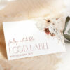 Pampas Grass Terracotta Food Label, Bridal Shower Decoration, Printable File, Edit Yourself, SH13 Pampas Grass Terracotta Food Label, Bridal Shower Decoration, Printable File, Edit Yourself, SH13