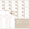 Pampas Grass Terracotta Bridal Shower Games Bundle, Set of 30 Games, Printable File, Edit Yourself, SH13 Pampas Grass Terracotta Bridal Shower Games Bundle, Set of 30 Games, Printable File, Edit Yourself, SH13