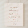 Minimal Boho Welcome Sign, Bridal Shower Sign, Printable File, Edit Yourself, SH21