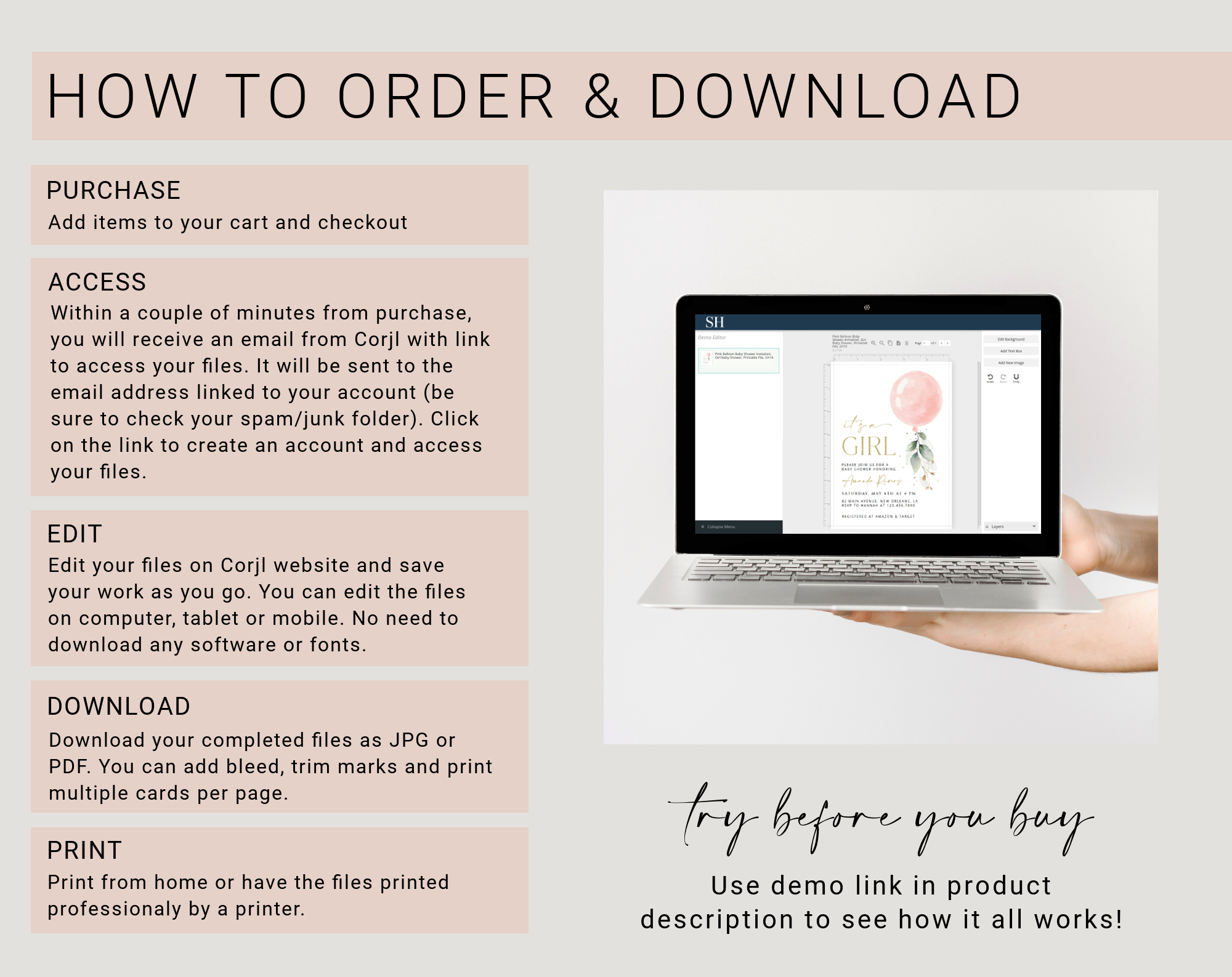 Instructions Instructions