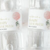 Pink Balloon Water Bottle Labels, Baby Shower Decoration, Girl Baby Shower, Printable File, Edit Yourself, SH14