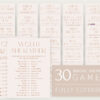 Minimal Boho Bridal Shower Games Bundle, Set of 30 Games, Printable File, Edit Yourself, SH21 Minimal Boho Bridal Shower Games Bundle, Set of 30 Games, Printable File, Edit Yourself, SH21
