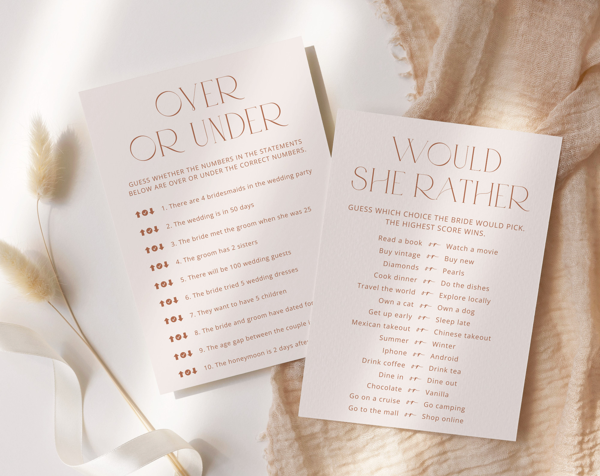 Minimal Boho Bridal Shower Games Bundle, Set of 30 Games, Printable File, Edit Yourself, SH21 Minimal Boho Bridal Shower Games Bundle, Set of 30 Games, Printable File, Edit Yourself, SH21
