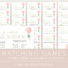 Pink Balloon Baby Shower Games Bundle, Set of 35 Games, Girl Baby Shower, Printable File, Edit Yourself, SH14 Pink Balloon Baby Shower Games Bundle, Set of 35 Games, Girl Baby Shower, Printable File, Edit Yourself, SH14