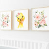 Pink Flowers Duck Nursery Prints, Farm Animals, Nursery Wall Art, Girl Nursery Decor, Printable File, SH06 Pink Flowers Duck Nursery Prints, Farm Animals, Nursery Wall Art, Girl Nursery Decor, Printable File, SH06