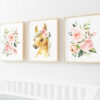 Pink Flowers Horse Nursery Prints, Farm Animals, Nursery Wall Art, Girl Nursery Decor, Printable File, SH06 Pink Flowers Horse Nursery Prints, Farm Animals, Nursery Wall Art, Girl Nursery Decor, Printable File, SH06