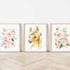 Pink Flowers Horse Nursery Prints, Farm Animals, Nursery Wall Art, Girl Nursery Decor, Printable File, SH06 Pink Flowers Horse Nursery Prints, Farm Animals, Nursery Wall Art, Girl Nursery Decor, Printable File, SH06