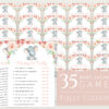 Little Elephant Baby Shower Games Bundle, Set of 35 Games, Girl Baby Shower, Printable File, Edit Yourself, SH07