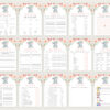 Little Elephant Baby Shower Games Bundle, Set of 35 Games, Girl Baby Shower, Printable File, Edit Yourself, SH07
