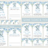 Baby Elephant Baby Shower Games Bundle, Set of 35 Games, Boy Baby Shower, Printable File, Edit Yourself, SH08