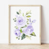 Purple Flowers Nursery Prints, Nursery Wall Art, Gender Neutral Nursery, Printable File, SH10 Purple Flowers Nursery Prints, Nursery Wall Art, Gender Neutral Nursery, Printable File, SH10
