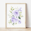 Purple Flowers Nursery Prints, Nursery Wall Art, Gender Neutral Nursery, Printable File, SH10 Purple Flowers Nursery Prints, Nursery Wall Art, Gender Neutral Nursery, Printable File, SH10