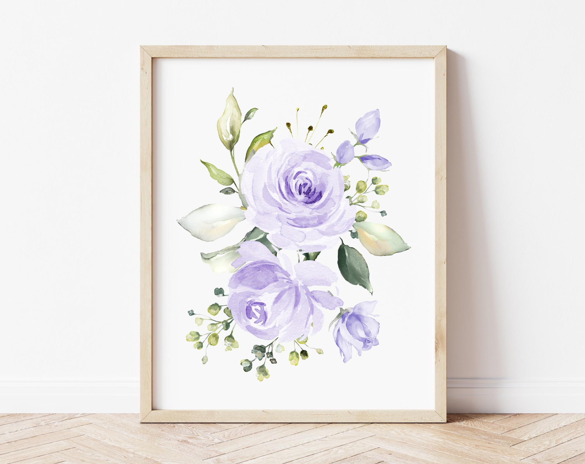 Lavender wall store art for nursery