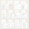 Pink Balloon Baby Shower Games Bundle, Set of 35 Games, Girl Baby Shower, Printable File, Edit Yourself, SH14