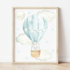 Blue Hot Air Balloon Animals Nursery Prints, Nursery Wall Art, Boy Nursery Decor, Printable File, SH20 Blue Hot Air Balloon Animals Nursery Prints, Nursery Wall Art, Boy Nursery Decor, Printable File, SH20