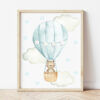 Blue Hot Air Balloon Animals Nursery Prints, Nursery Wall Art, Boy Nursery Decor, Printable File, SH20 Blue Hot Air Balloon Animals Nursery Prints, Nursery Wall Art, Boy Nursery Decor, Printable File, SH20