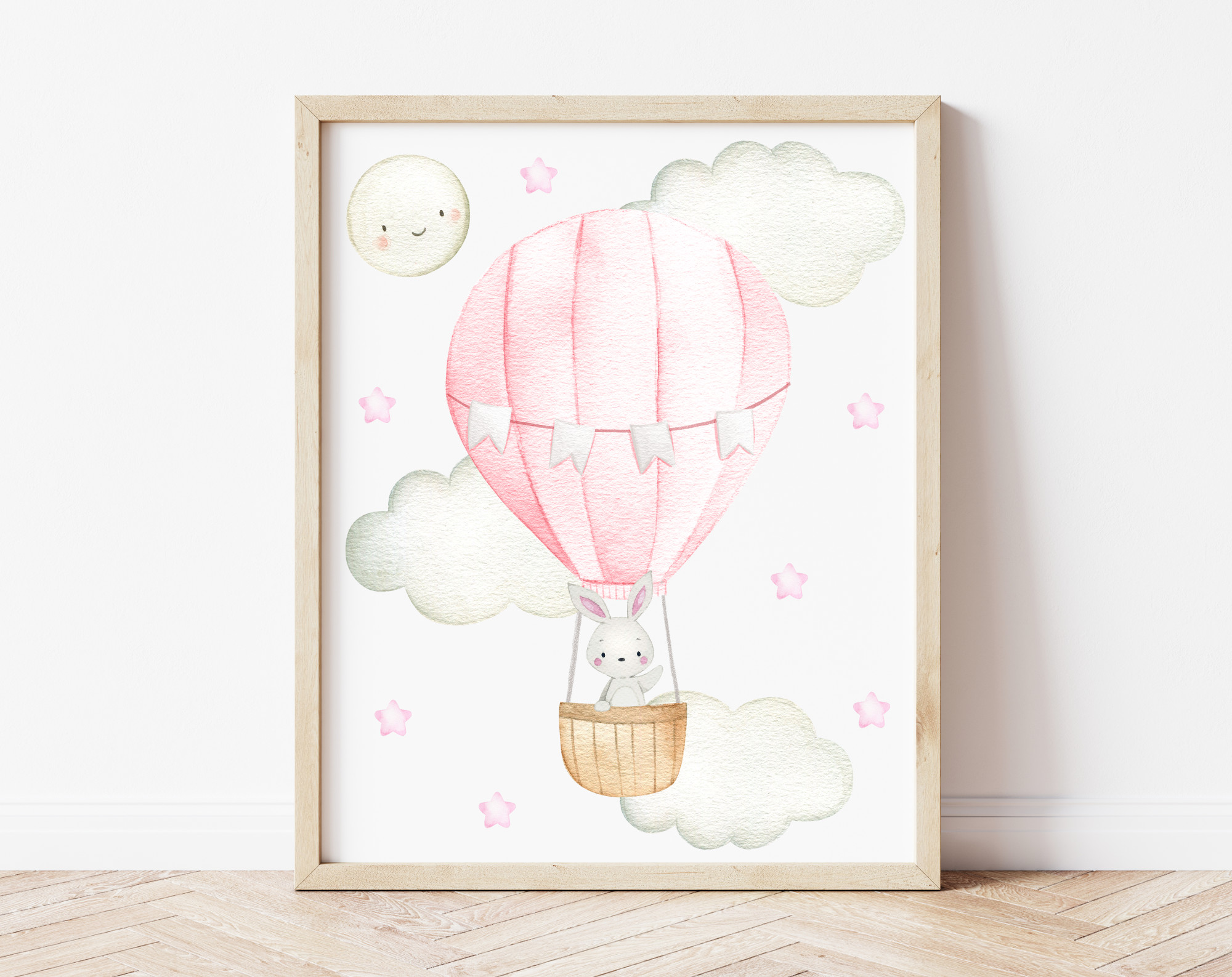 Pink Hot Air Balloon Animals Nursery Prints, Nursery Wall Art, Girl Nursery Decor, Printable File, SH20 Pink Hot Air Balloon Animals Nursery Prints, Nursery Wall Art, Girl Nursery Decor, Printable File, SH20