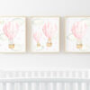 Pink Hot Air Balloon Animals Nursery Prints, Nursery Wall Art, Girl Nursery Decor, Printable File, SH20 Pink Hot Air Balloon Animals Nursery Prints, Nursery Wall Art, Girl Nursery Decor, Printable File, SH20