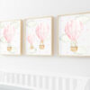 Pink Hot Air Balloon Animals Nursery Prints, Nursery Wall Art, Girl Nursery Decor, Printable File, SH20 Pink Hot Air Balloon Animals Nursery Prints, Nursery Wall Art, Girl Nursery Decor, Printable File, SH20
