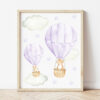 Purple Hot Air Balloon Animals Nursery Prints, Nursery Wall Art, Gender Neutral Nursery, Printable File, SH20 Purple Hot Air Balloon Animals Nursery Prints, Nursery Wall Art, Gender Neutral Nursery, Printable File, SH20