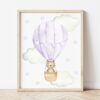 Purple Hot Air Balloon Animals Nursery Prints, Nursery Wall Art, Gender Neutral Nursery, Printable File, SH20 Purple Hot Air Balloon Animals Nursery Prints, Nursery Wall Art, Gender Neutral Nursery, Printable File, SH20