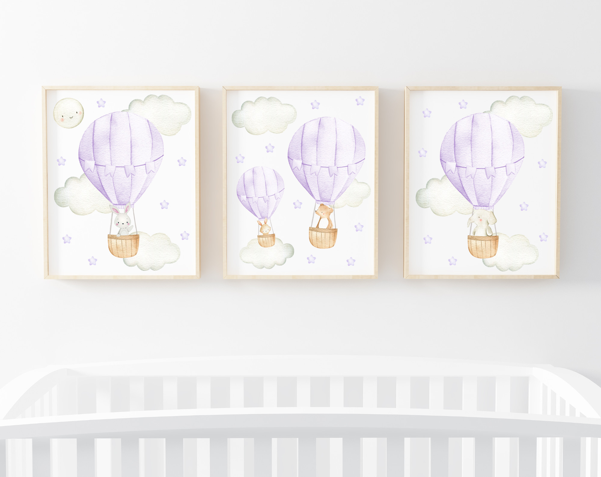 Purple Hot Air Balloon Animals Nursery Prints, Nursery Wall Art, Gender Neutral Nursery, Printable File, SH20 Purple Hot Air Balloon Animals Nursery Prints, Nursery Wall Art, Gender Neutral Nursery, Printable File, SH20