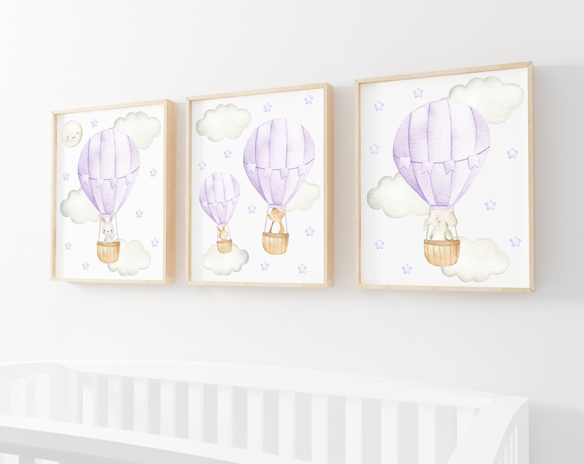 Purple Hot Air Balloon Animals Nursery Prints, Nursery Wall Art, Gender Neutral Nursery, Printable File, SH20 Purple Hot Air Balloon Animals Nursery Prints, Nursery Wall Art, Gender Neutral Nursery, Printable File, SH20