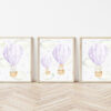 Purple Hot Air Balloon Animals Nursery Prints, Nursery Wall Art, Gender Neutral Nursery, Printable File, SH20 Purple Hot Air Balloon Animals Nursery Prints, Nursery Wall Art, Gender Neutral Nursery, Printable File, SH20