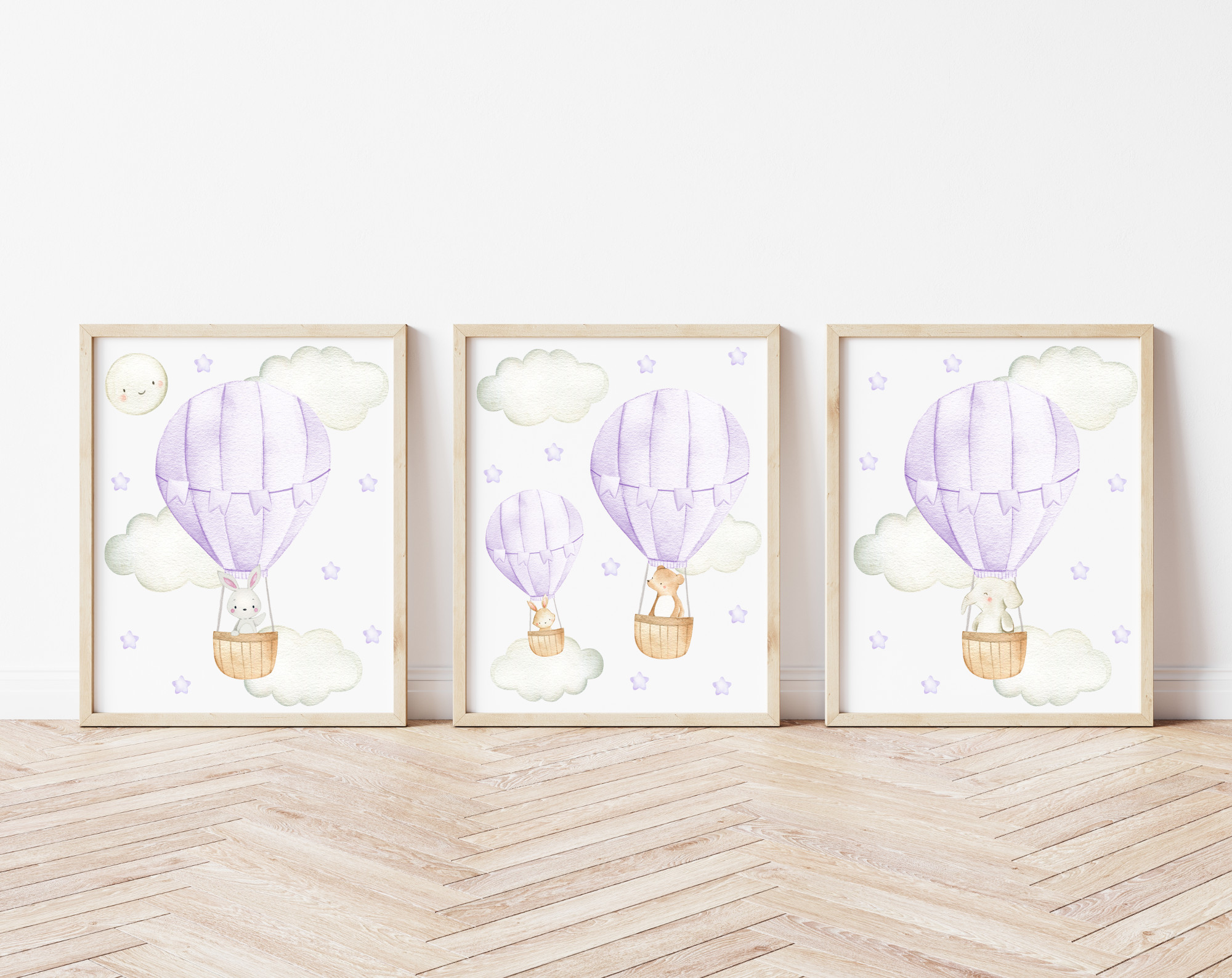 Purple Hot Air Balloon Animals Nursery Prints, Nursery Wall Art, Gender Neutral Nursery, Printable File, SH20 Purple Hot Air Balloon Animals Nursery Prints, Nursery Wall Art, Gender Neutral Nursery, Printable File, SH20