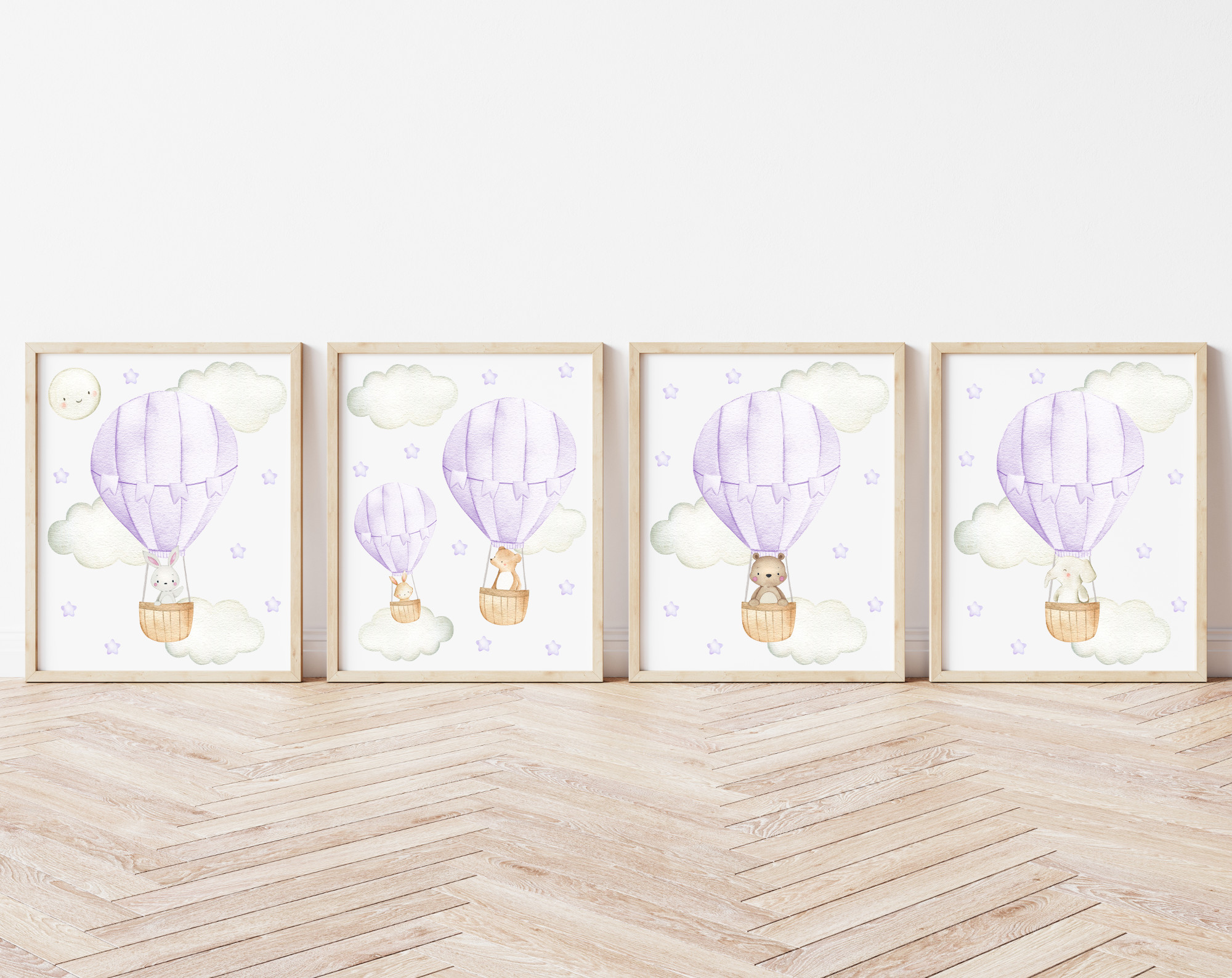 Purple Hot Air Balloon Animals Nursery Prints, Nursery Wall Art, Gender Neutral Nursery, Printable File, SH20 Purple Hot Air Balloon Animals Nursery Prints, Nursery Wall Art, Gender Neutral Nursery, Printable File, SH20