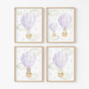 Purple Hot Air Balloon Animals Nursery Prints, Nursery Wall Art, Gender Neutral Nursery, Printable File, SH20 Purple Hot Air Balloon Animals Nursery Prints, Nursery Wall Art, Gender Neutral Nursery, Printable File, SH20