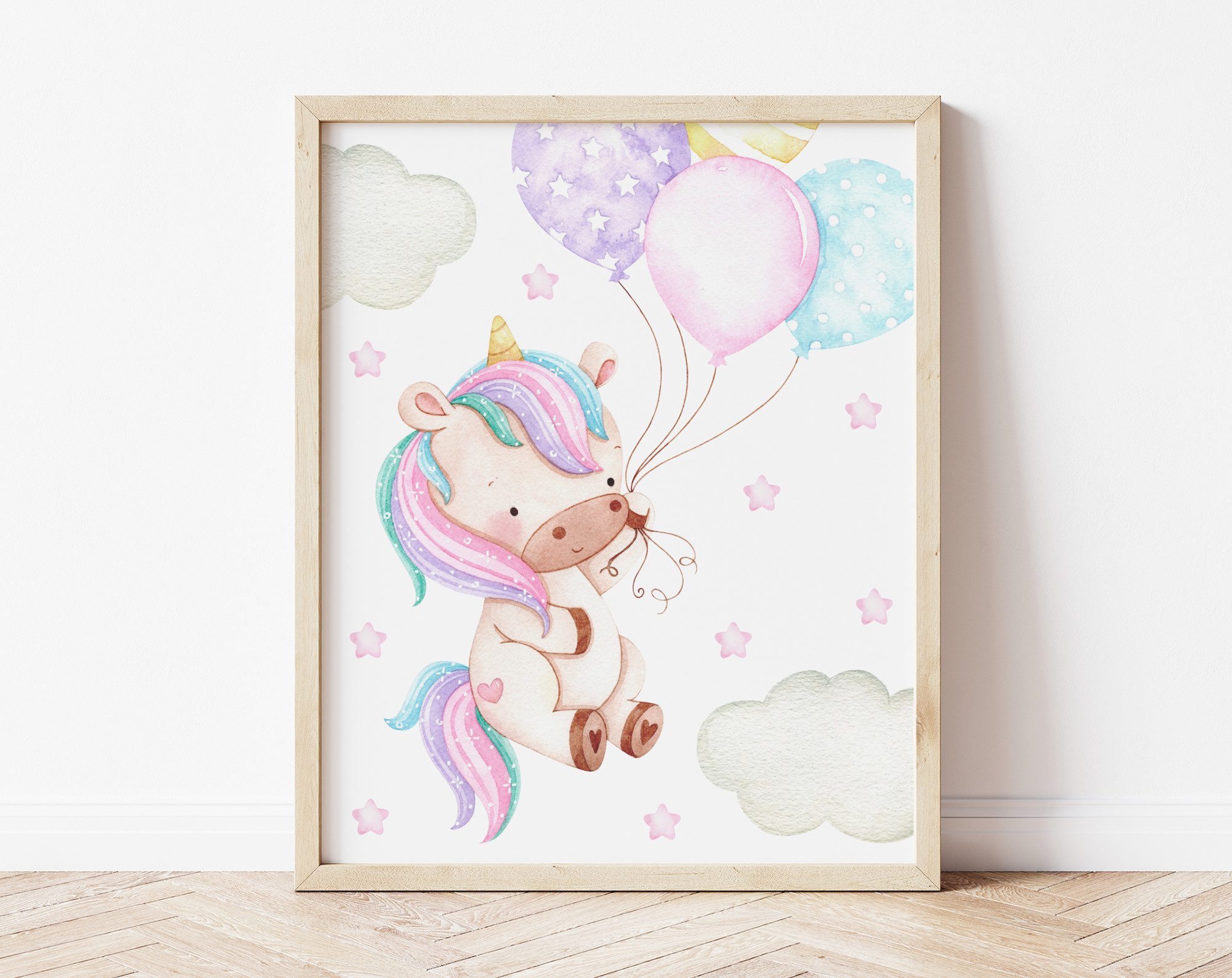 Colorful Unicorn Nursery Prints, Nursery Wall Art, Girl Nursery Decor, Printable File, SH26 Colorful Unicorn Nursery Prints, Nursery Wall Art, Girl Nursery Decor, Printable File, SH26