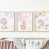 Colorful Unicorn Nursery Prints, Nursery Wall Art, Girl Nursery Decor, Printable File, SH26 Colorful Unicorn Nursery Prints, Nursery Wall Art, Girl Nursery Decor, Printable File, SH26