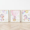 Colorful Unicorn Nursery Prints, Nursery Wall Art, Girl Nursery Decor, Printable File, SH26 Colorful Unicorn Nursery Prints, Nursery Wall Art, Girl Nursery Decor, Printable File, SH26
