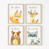 Woodland Animals Quotes Nursery Prints, Nursery Wall Art, Gender Neutral, Printable File, SH27 Woodland Animals Quotes Nursery Prints, Nursery Wall Art, Gender Neutral, Printable File, SH27