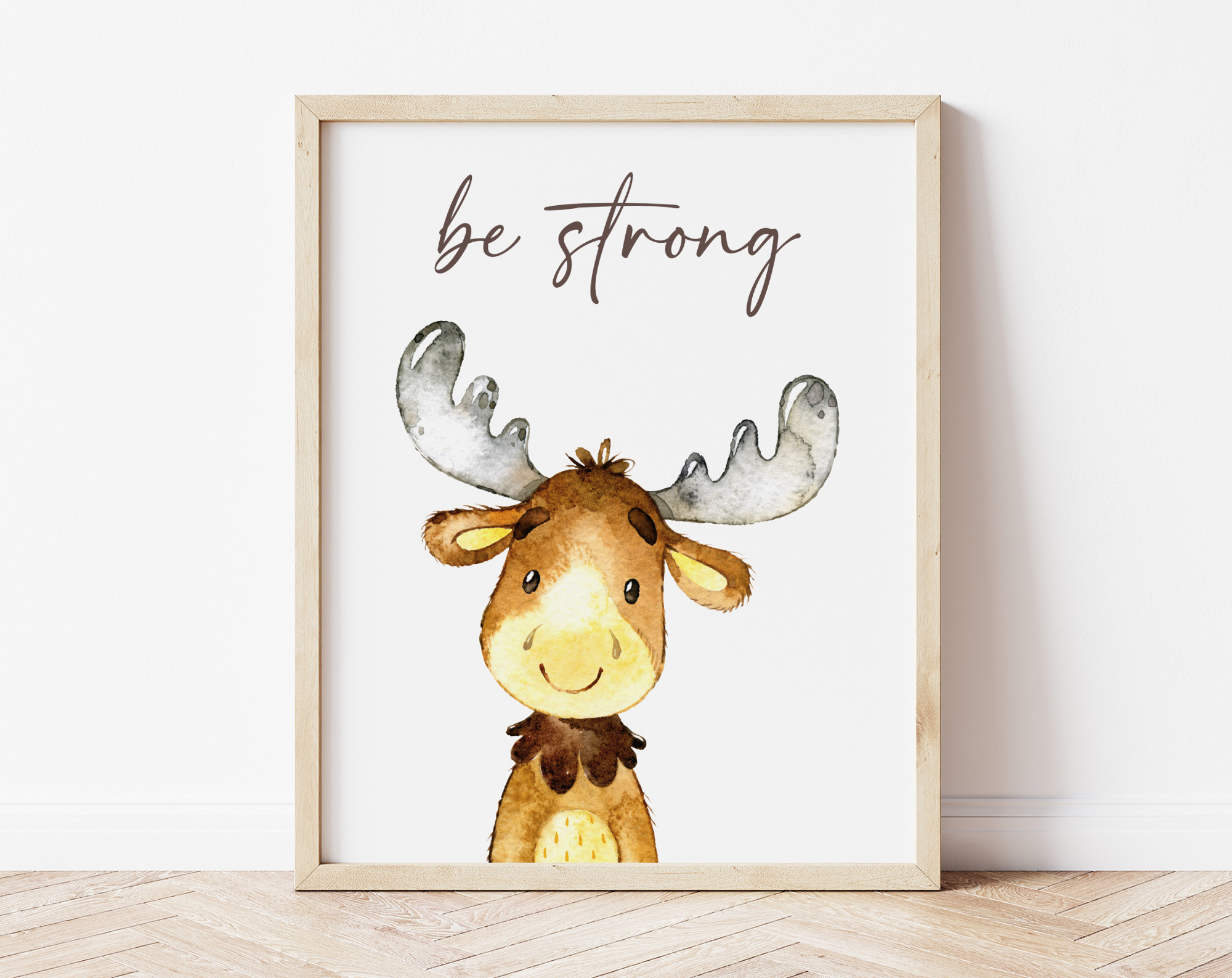 Woodland Animals Quotes Nursery Prints, Nursery Wall Art, Gender Neutral, Printable File, SH27