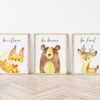 Woodland Animals Quotes Nursery Prints, Nursery Wall Art, Gender Neutral, Printable File, SH27