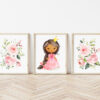 African American Princess Nursery Wall Art, Nursery Prints, Girl Nursery Decor, Printable File, SH38 African American Princess Nursery Wall Art, Nursery Prints, Girl Nursery Decor, Printable File, SH38