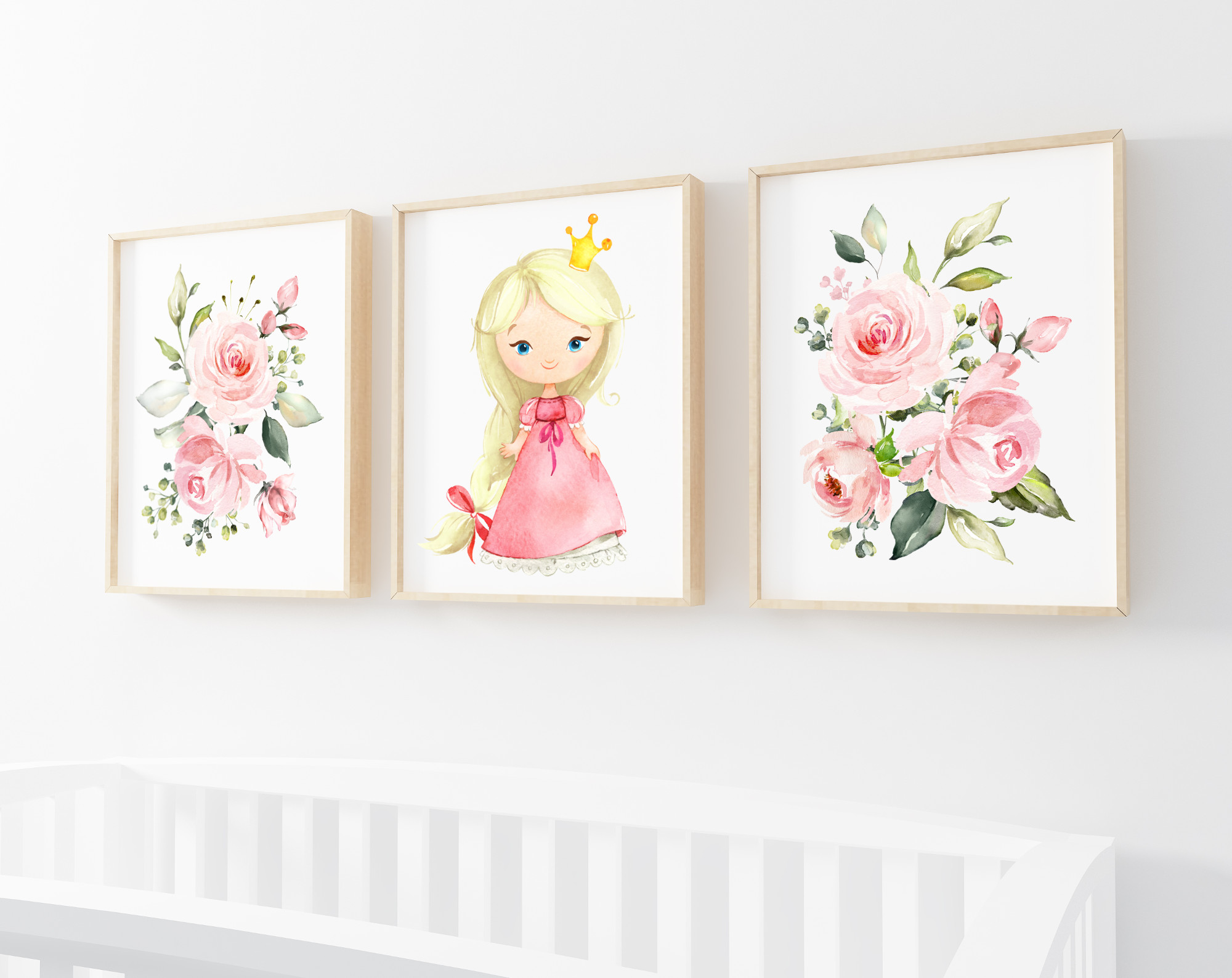 Princess Nursery Wall Art, Nursery Prints, Girl Nursery Decor, Printable File, SH38 Princess Nursery Wall Art, Nursery Prints, Girl Nursery Decor, Printable File, SH38