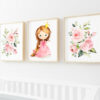 Little Princess Nursery Wall Art, Nursery Prints, Girl Nursery Decor, Printable File, SH38