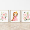 Little Princess Nursery Wall Art, Nursery Prints, Girl Nursery Decor, Printable File, SH38