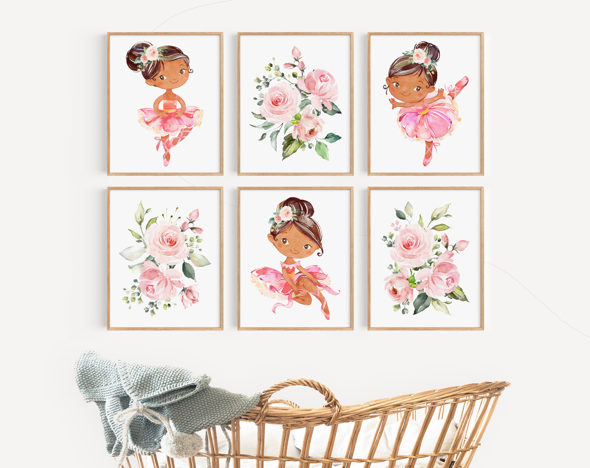 African American Ballerina Nursery Wall Art, Nursery Prints, Girl Nursery Decor, Printable File, SH39 African American Ballerina Nursery Wall Art, Nursery Prints, Girl Nursery Decor, Printable File, SH39