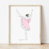 Ballerina Nursery Prints, Nursery Wall Art, Girl Nursery Decor, Printable File, SH39 Ballerina Nursery Prints, Nursery Wall Art, Girl Nursery Decor, Printable File, SH39