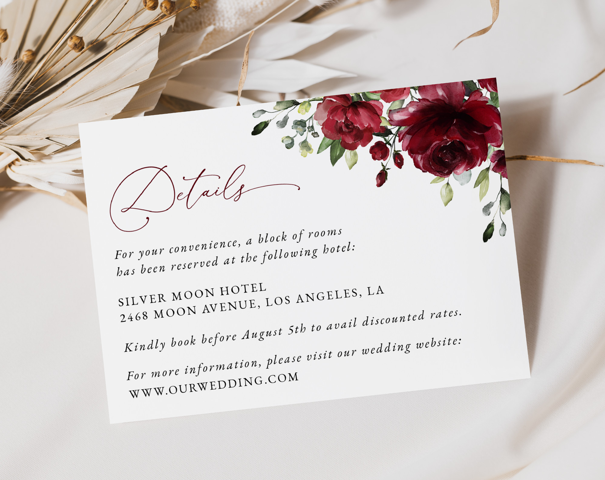 Burgundy Flowers Wedding Invitation Suite, Wedding Stationery, Printable File, Edit Yourself, SH02 Burgundy Flowers Wedding Invitation Suite, Wedding Stationery, Printable File, Edit Yourself, SH02