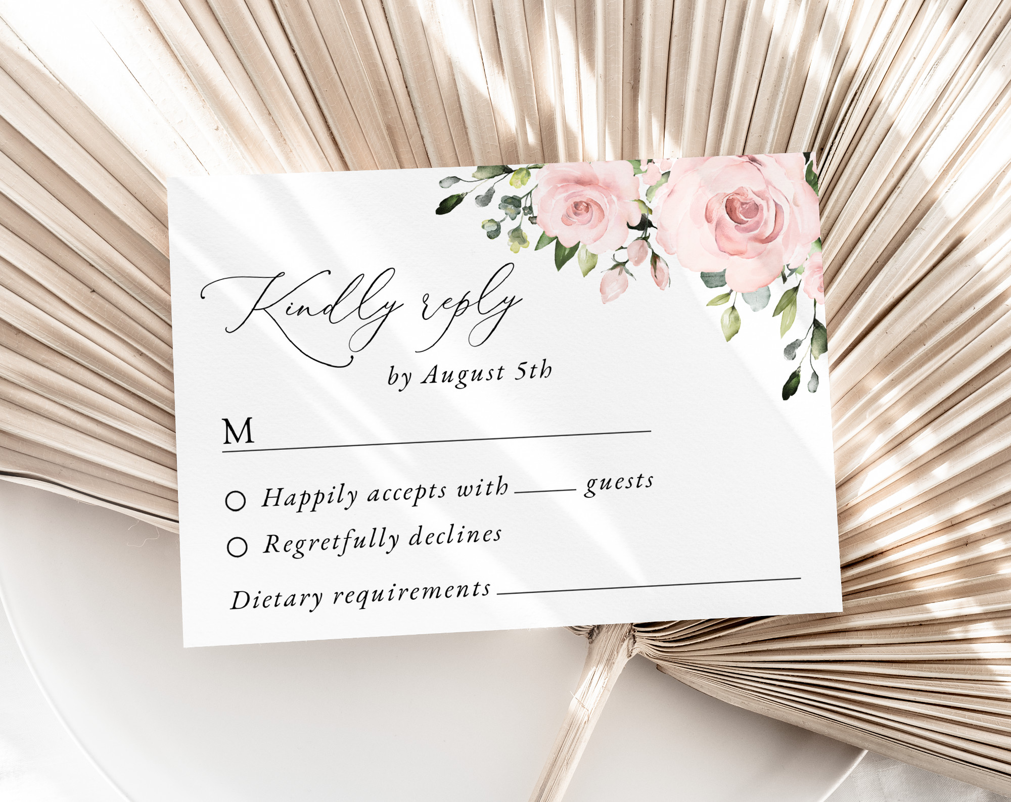 Blush Flowers Wedding Invitation Suite, Wedding Stationery, Printable File, Edit Yourself, SH03 Blush Flowers Wedding Invitation Suite, Wedding Stationery, Printable File, Edit Yourself, SH03