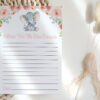 Little Elephant Baby Shower Games, Set of 3 Games, Advice Predictions Wishes, Girl Baby Shower, Printable File, Edit Yourself, SH07 Little Elephant Baby Shower Games, Set of 3 Games, Advice Predictions Wishes, Girl Baby Shower, Printable File, Edit Yourself, SH07