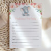 Little Elephant Baby Shower Games, Set of 3 Games, Advice Predictions Wishes, Girl Baby Shower, Printable File, Edit Yourself, SH07 Little Elephant Baby Shower Games, Set of 3 Games, Advice Predictions Wishes, Girl Baby Shower, Printable File, Edit Yourself, SH07
