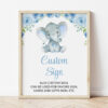 Baby Elephant Custom Sign, Baby Shower Sign, Boy Baby Shower, Printable File, Edit Yourself, SH08 Baby Elephant Custom Sign, Baby Shower Sign, Boy Baby Shower, Printable File, Edit Yourself, SH08